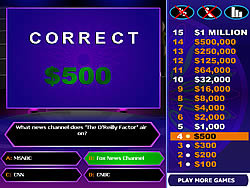 Who wants to be a millionaire online play
